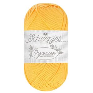 Scheepjes Organicon 50 gram kleur 238 Happy Sunflower