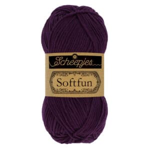 Scheepjes Softfun 50 gram kleur 2656 Aubergine