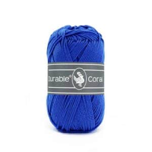 Durable Coral brei- en haakgaren – 100% gemerceriseerd katoen – 50g / 125m kleur 2110 Royal