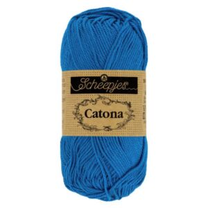 Scheepjes Catona 50 gram kleur 201 Electric Blue