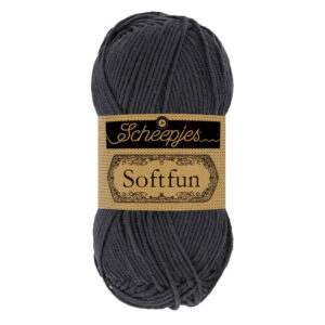 Scheepjes Softfun 50 gram kleur 2601 Graphite
