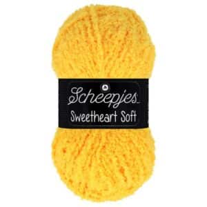 Scheepjes Sweetheart Soft 100g kleur 015 Geel
