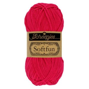 Scheepjes Softfun 50 gram kleur 2654 Magenta