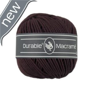 Durable Macramé kleur 384 Bitter Chocolate