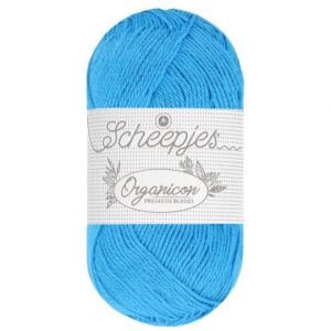 Scheepjes Organicon 50 gram kleur 267 Ticklish Turquoise