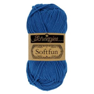 Scheepjes Softfun 50 gram kleur 2626 Cobalt
