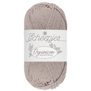 Scheepjes Organicon 50 gram kleur 201 Ashen Mink