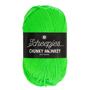 Scheepjes Chunky Monkey 100 gram kleur 1259 Neon Green