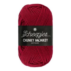 Scheepjes Chunky Monkey 100 gram kleur 1123 Garnet