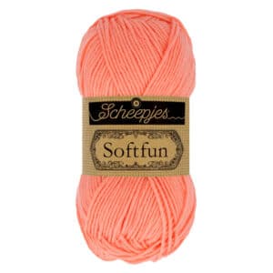 Scheepjes Softfun 50 gram kleur 2636 Soft Coral