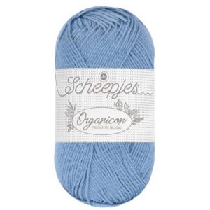 Scheepjes Organicon 50 gram kleur 254 Steel Blue