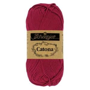 Scheepjes Catona 10 gram (kleine bolletjes) kleur 517 Ruby