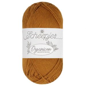 Scheepjes Organicon 50 gram kleur 236 Mellow Musterd