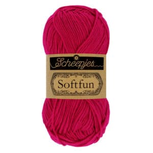 Scheepjes Softfun 50 gram kleur 2655 Cerise
