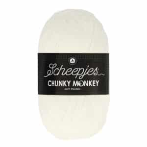 Scheepjes Chunky Monkey 100 gram kleur 1001 White