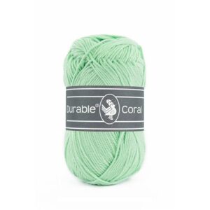 Durable Coral brei- en haakgaren – 100% gemerceriseerd katoen – 50g / 125m kleur 2136 Bright Mint