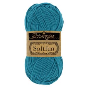 Scheepjes Softfun 50 gram kleur 2649 Peacock