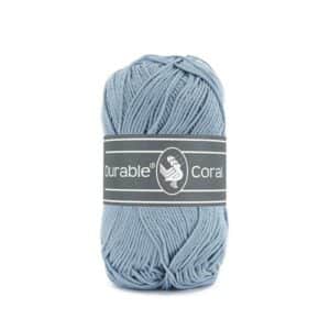 Durable Coral brei- en haakgaren – 100% gemerceriseerd katoen – 50g / 125m kleur 289 Blue Grey