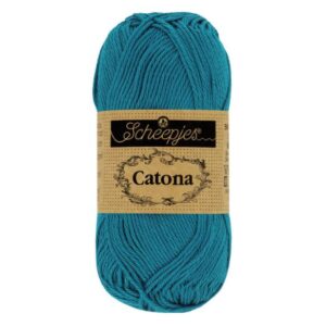 Scheepjes Catona 25 gram kleur 400 Petrol Blue