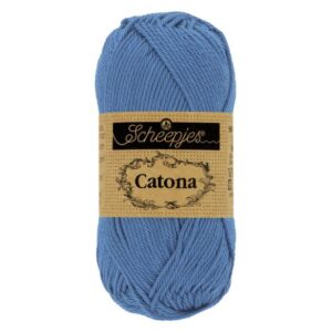 Scheepjes Catona 10 gram (kleine bolletjes) kleur 261 Capri Blue