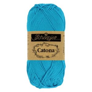 Scheepjes Catona 50 gram kleur 146 Vivid Blue