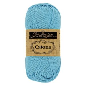 Scheepjes Catona 10 gram (kleine bolletjes) kleur 510 Sky Blue