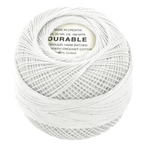 Durable Borduur- en Haakkatoen – 100% Katoen – 20g / 160m