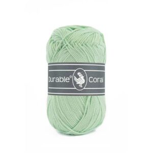 Durable Coral brei- en haakgaren – 100% gemerceriseerd katoen – 50g / 125m kleur 2137 Mint