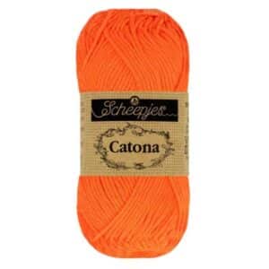 Scheepjes Catona 25 gram kleur 603 Neon Orange