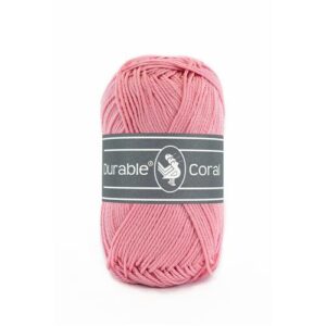 Durable Coral brei- en haakgaren – 100% gemerceriseerd katoen – 50g / 125m kleur 227 Antique Pink