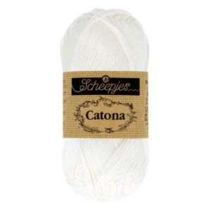 Scheepjes Catona 50 gram kleur 106 Snow White