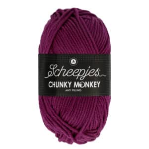 Scheepjes Chunky Monkey 100 gram kleur 1061 Cerise