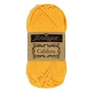 Scheepjes Cahlista 50 gr kleur 208 Yellow Gold