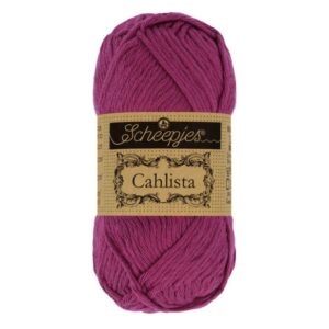 Scheepjes Cahlista 50 gr kleur 128 Tyrian Purple