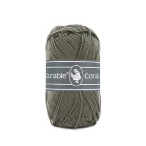 Durable Coral brei- en haakgaren – 100% gemerceriseerd katoen – 50g / 125m kleur 389 Slate