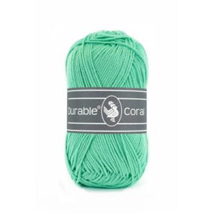 Durable Coral brei- en haakgaren – 100% gemerceriseerd katoen – 50g / 125m kleur 2138 Pacific Green