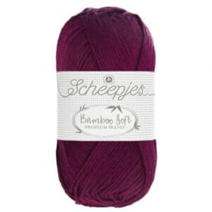 Scheepjes Bamboo Soft 50 gram kleur 251 Deep Cherry