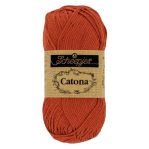 Scheepjes Catona 50 gram kleur 388 Rust
