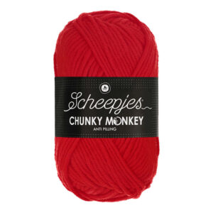 Scheepjes Chunky Monkey 100 gram kleur 1010 Scarlet