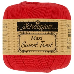 Scheepjes Maxi Sweet Treat 25gr kleur 115 Hot Red