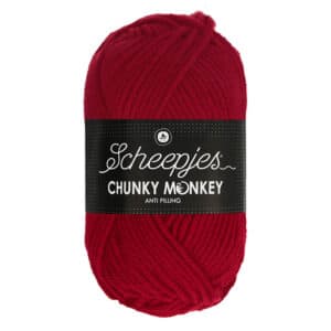 Scheepjes Chunky Monkey 100 gram kleur 1246 Cardinal