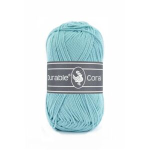 Durable Coral brei- en haakgaren – 100% gemerceriseerd katoen – 50g / 125m kleur 342 Atlantis