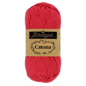 Scheepjes Catona 25 gram kleur 516 Candy Apple
