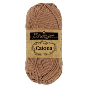 Scheepjes Catona 50 gram kleur 503 Hazelnut