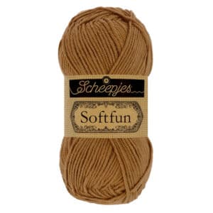 Scheepjes Softfun 50 gram kleur 2633 Tawny