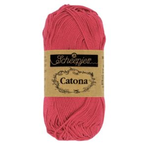 Scheepjes Catona 10 gram (kleine bolletjes) kleur 258 Rosewood