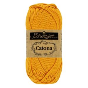 Scheepjes Catona 10 gram (kleine bolletjes) kleur 249 Saffron
