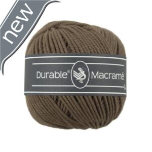 Durable Macramé kleur 345 Khaki Brown