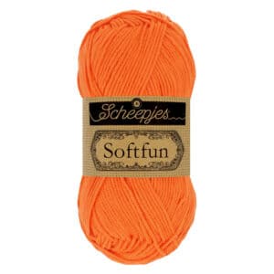Scheepjes Softfun 50 gram kleur 2427 Tangerine