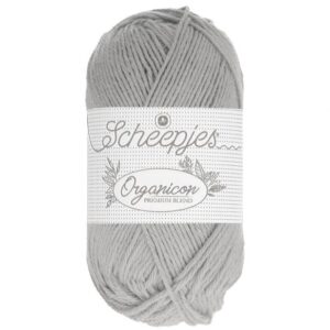 Scheepjes Organicon 50 gram kleur 203 Frosted Silver